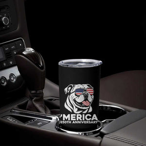 Merica English Bulldog Lover Tumbler Cup 250th Anniversary Gift TS12 Print Your Wear