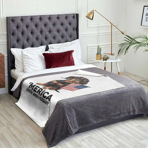 Merica Dachshund Lover Throw Blanket 250th Anniversary Gift TS12 Print Your Wear