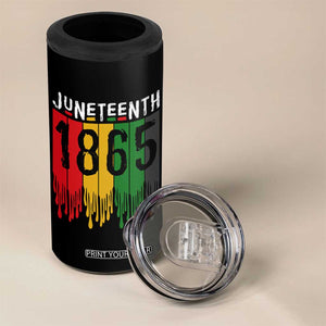 Juneteenth Freedom Pride 4 in 1 Can Cooler Tumbler African American Heritage Graphic TS12 Print Your Wear
