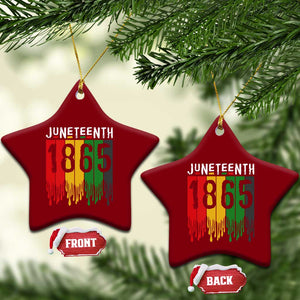 Juneteenth Freedom Pride Ceramic Ornament African American Heritage Graphic TS12 Print Your Wear