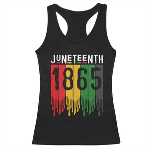 Juneteenth Freedom Pride Racerback Tank Top African American Heritage Graphic TS12 Black Print Your Wear
