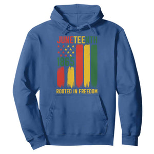 Juneteenth Rooted In Freedom 1865 Hoodie African American Pride TS12 Royal Blue Print Your Wear