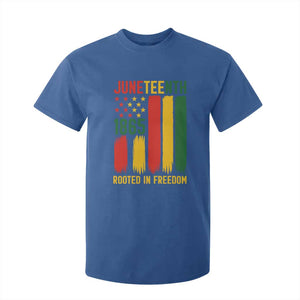 Juneteenth Rooted In Freedom 1865 T Shirt For Kid African American Pride TS12 Royal Blue Print Your Wear