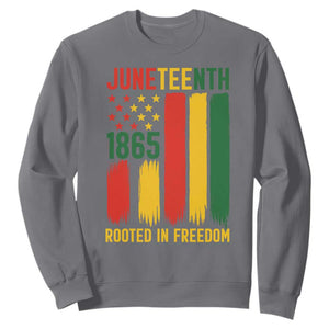 Juneteenth Rooted In Freedom 1865 Sweatshirt African American Pride