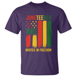 Juneteenth Rooted In Freedom 1865 T Shirt African American Pride TS12 Purple Print Your Wear