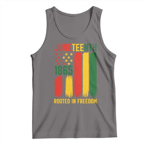 Juneteenth Rooted In Freedom 1865 Tank Top African American Pride TS12 Deep Heather Print Your Wear