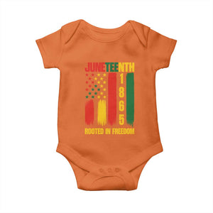 Juneteenth 1865 Freedom Pride Baby Onesie African American Heritage Graphic TS12 Orange Print Your Wear