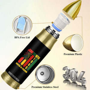 Juneteenth 1865 Freedom Pride Bullet Tumbler African American Heritage Graphic TS12 Print Your Wear