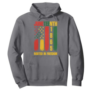 Juneteenth 1865 Freedom Pride Hoodie African American Heritage Graphic TS12 Charcoal Print Your Wear