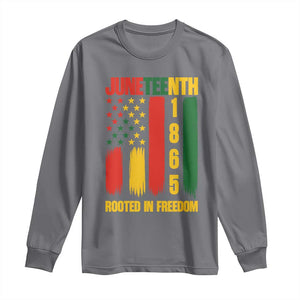 Juneteenth 1865 Freedom Pride Long Sleeve Shirt African American Heritage Graphic TS12 Charcoal Print Your Wear