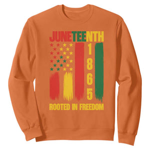 Juneteenth 1865 Freedom Pride Sweatshirt African American Heritage Graphic