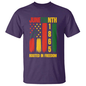 Juneteenth 1865 Freedom Pride T Shirt African American Heritage Graphic TS12 Purple Print Your Wear