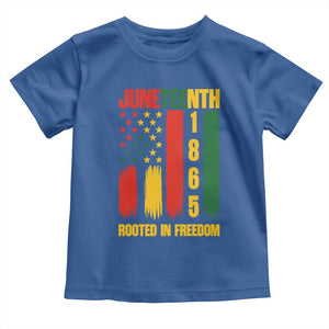 Juneteenth 1865 Freedom Pride Toddler T Shirt African American Heritage Graphic