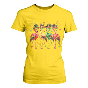 Funny Juneteenth Flamingos Squad T Shirt For Women African American Heritage TS12 Daisy Print Your Wear