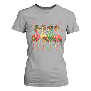 Funny Juneteenth Flamingos Squad T Shirt For Women African American Heritage TS12 Sport Gray Print Your Wear