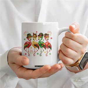 Funny Juneteenth Flamingos Squad Coffee Mug African American Heritage