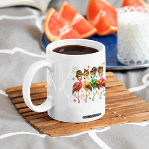 Funny Juneteenth Flamingos Squad Coffee Mug African American Heritage