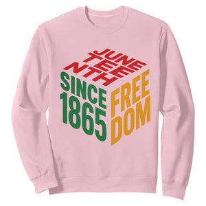 Juneteenth 1865 Freedom Sweatshirt African American Pride