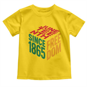 Juneteenth 1865 Freedom Toddler T Shirt African American Pride TS12 Daisy Print Your Wear