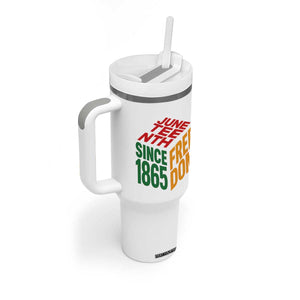 Juneteenth 1865 Freedom Tumbler With Handle African American Pride TS12 Print Your Wear