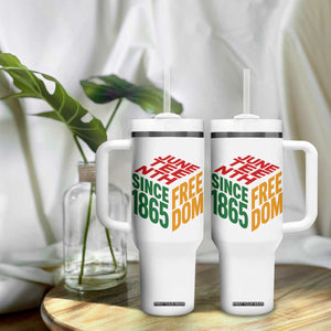 Juneteenth 1865 Freedom Tumbler With Handle African American Pride TS12 Print Your Wear