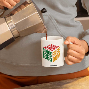 Juneteenth 1865 Freedom Coffee Mug African American Pride
