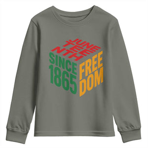 Juneteenth 1865 Freedom Youth Sweatshirt African American Pride