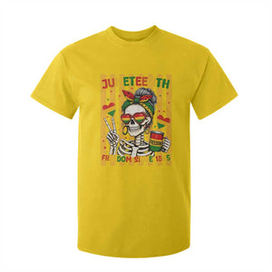 Skeleton Juneteenth Freedom T Shirt For Kid African American Pride Gift