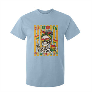 Skeleton Juneteenth Freedom T Shirt For Kid African American Pride Gift