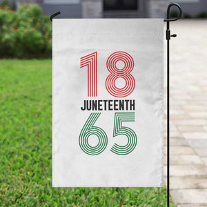Vintage Juneteenth 1865 Garden Flag Retro Striped Number Graphic TS12 Print Your Wear