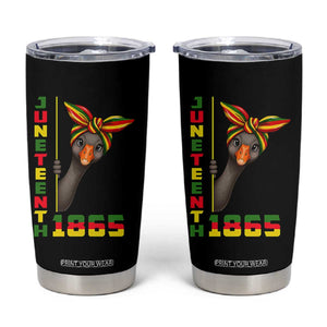 Funny Juneteenth Goose Tumbler Cup African American Pride Gift TS12 Black Print Your Wear