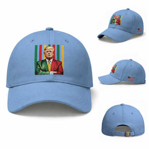 Juneteenth American Leader Inspiration Baseball Cap 1865 American Heritage Gift
