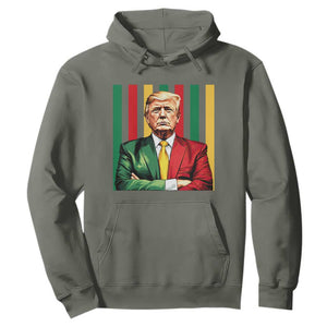 Juneteenth American Leader Inspiration Hoodie 1865 American Heritage Gift TS12 Military Green Print Your Wear