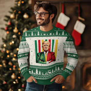 Juneteenth American Leader Inspiration Ugly Christmas Sweater 1865 American Heritage Gift