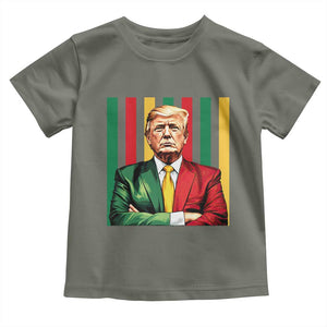 Juneteenth American Leader Inspiration Toddler T Shirt 1865 American Heritage Gift TS12 Military Green Print Your Wear