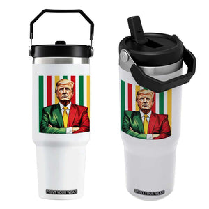 Juneteenth American Leader Inspiration Flip Straw Tumbler 1865 American Heritage Gift TS12 One Size: 30 oz White Print Your Wear
