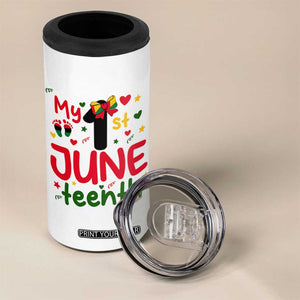 My First Juneteenth 4 in 1 Can Cooler Tumbler African American Baby Freedom Day TS12 Print Your Wear