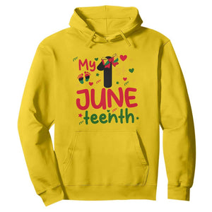 My First Juneteenth Hoodie African American Baby Freedom Day TS12 Daisy Print Your Wear