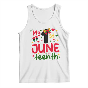 My First Juneteenth Tank Top African American Baby Freedom Day TS12 White Print Your Wear