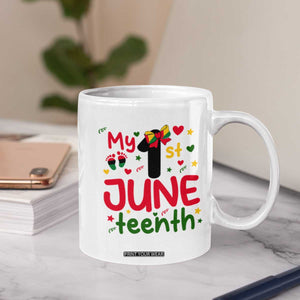 My First Juneteenth Coffee Mug African American Baby Freedom Day TS12 Print Your Wear