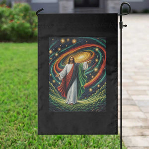 Black Jesus Juneteenth Garden Flag African American Christian Pride
