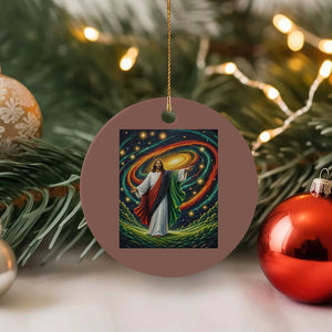 Black Jesus Juneteenth Ceramic Ornament African American Christian Pride