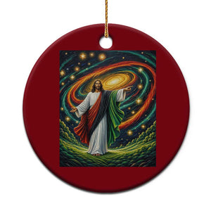 Black Jesus Juneteenth Ceramic Ornament African American Christian Pride