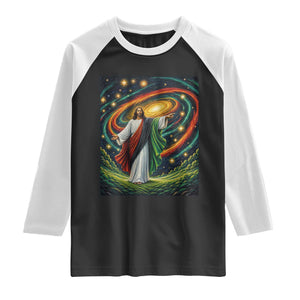 Black Jesus Juneteenth Raglan Shirt African American Christian Pride