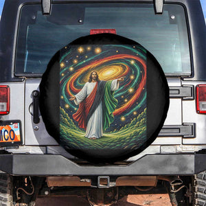 Black Jesus Juneteenth Spare Tire Cover African American Christian Pride TS12 No hole Black Print Your Wear