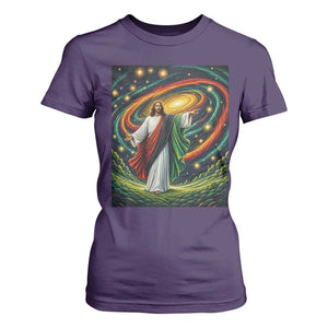 Black Jesus Juneteenth T Shirt For Women African American Christian Pride TS12 Purple Print Your Wear
