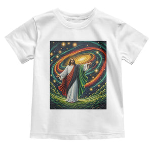 Black Jesus Juneteenth Toddler T Shirt African American Christian Pride TS12 White Print Your Wear