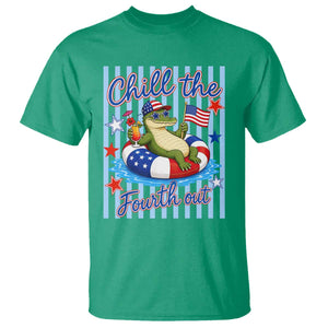 Funny Patriotic Alligator T Shirt Chill The Fourth Out TS12 Irish Green Print Your Wear