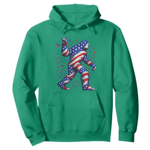 Funny Patriotic Bigfoot Hoodie 4th Of July Freedom TS12 Irish Green Print Your Wear