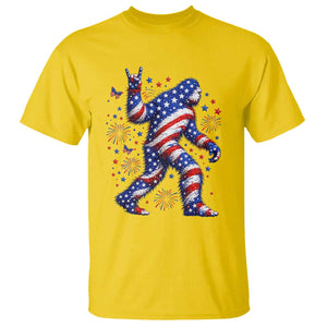 Funny Patriotic Bigfoot T Shirt 4th Of July Freedom TS12 Daisy Print Your Wear